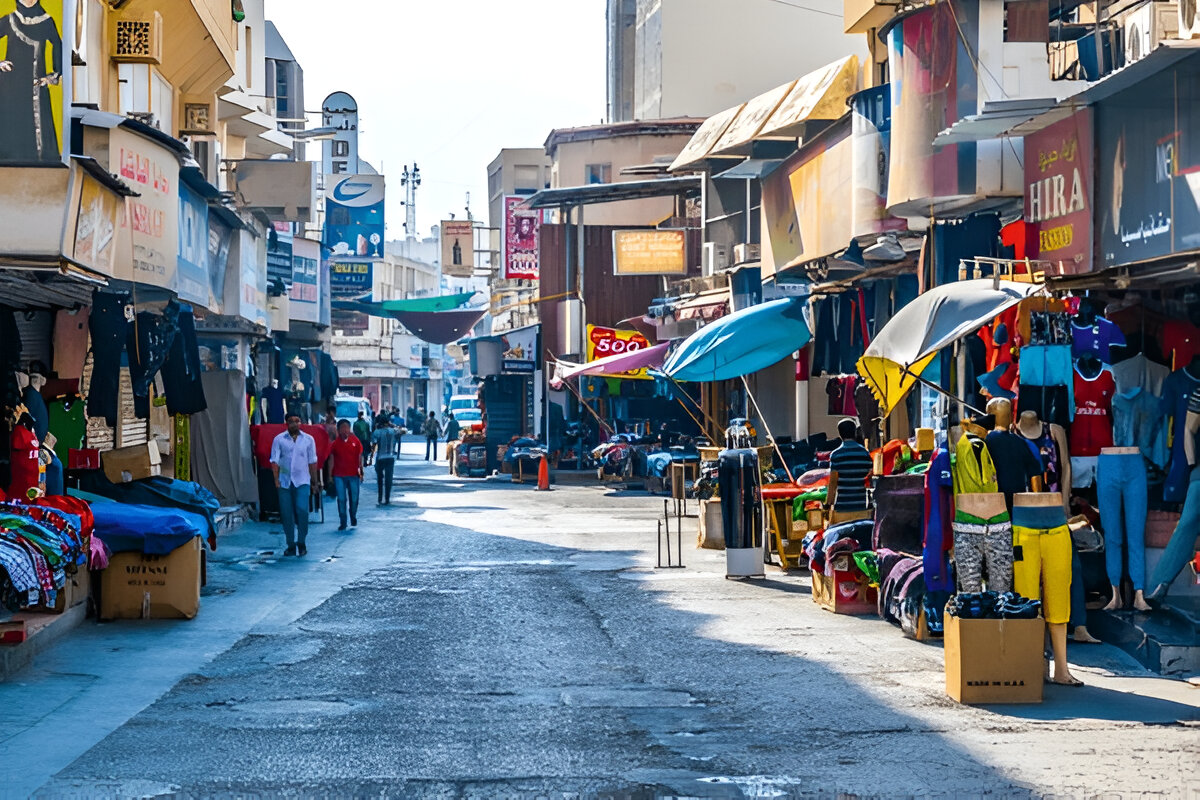 Manama souq market street, Bahrain